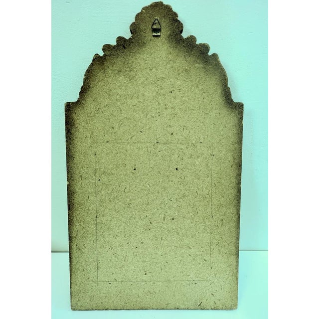 Vintage Embossed Brass Mirror Cabinet, 1950s For Sale - Image 12 of 17