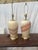 1980s Postmodern Ceramic Pastel Drip Glaze Table Lamps - A Pair For Sale - Image 12 of 12