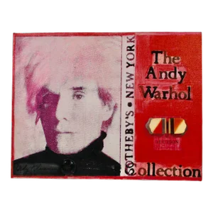 Fashion Portrait Andy Warhol Series by Hedy Klineman 1989
