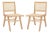 Hattie French Cane Dining Chair - Natural, Set of 2 For Sale - Image 11 of 11