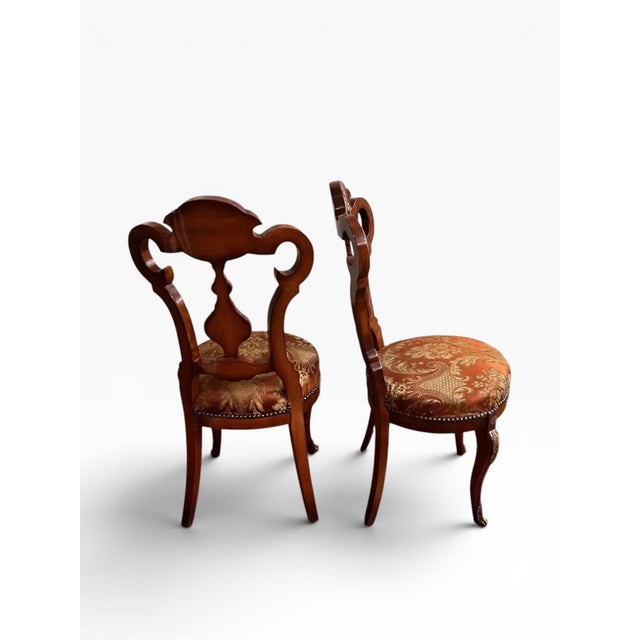 1950s Louis XV Style Dining Chairs- (Set of 6) For Sale In Boston - Image 6 of 14