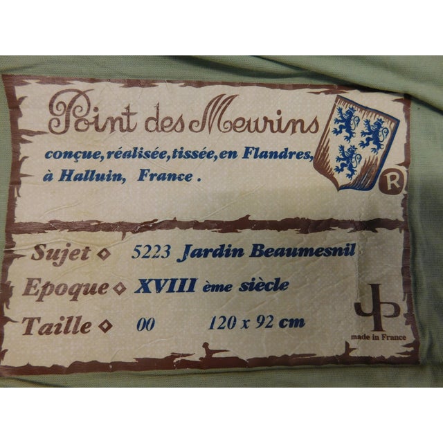 Vintage French Wall Hanging Tapestry. For Sale - Image 9 of 15