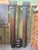 1930s Vintage Painted and Heavily Carved Teak Wood Columns With Lions - a Pair For Sale - Image 12 of 13