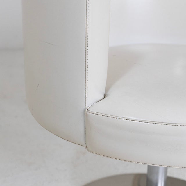 Set of four Cidonio armchairs by Antonia Astori, designed by Antonia Astori for Cidue in 1980. The frame is upholstered in...