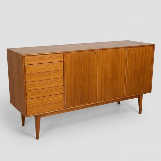 Vintage Danish Sideboard in Wood, 1960s For Sale - Image 13 of 13