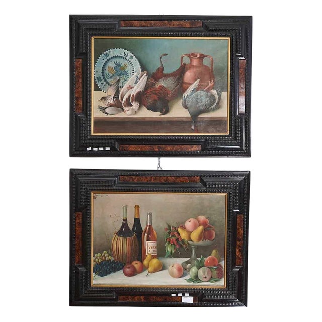 Unknown, Still Lives, Early 1900s, Set of 2, Framed For Sale