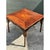 Vintage Dark Bamboo Parquetry Square Game Table For Sale - Image 4 of 12