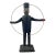 19th Century Folk Art Figure Man With a Hoop For Sale