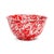Crow Canyon Home Splatterware, Large Salad Bowl in Red & White For Sale - Image 4 of 4