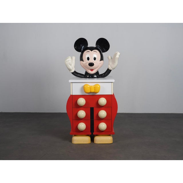 Pop Art Mickey Mouse Chest of Drawers by Pierre Colleu for Starform, France, 1980s For Sale - Image 10 of 10