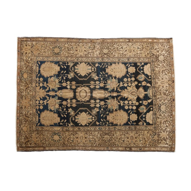 Vintage Fine Tea Washed Malayer Rug - 4'5" X 6'3" For Sale - Image 11 of 11