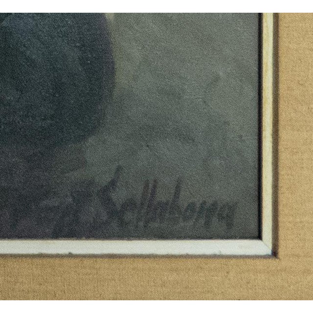 1970s Font Sellabona, Les Velles De La Nostra Terra, 1972, Oil on Canvas, Framed For Sale - Image 5 of 8