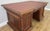 Antique French Style Oak Double Sided Carved Pedestal Desk For Sale - Image 4 of 18