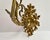 Gold Bronze Sconce with White Glass Lampshade, France, 1930s For Sale - Image 8 of 10