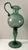 A rare and exceptionally sculptural example of Italian Empoli Verde glass, this hand-blown ewer or pitcher combines a...