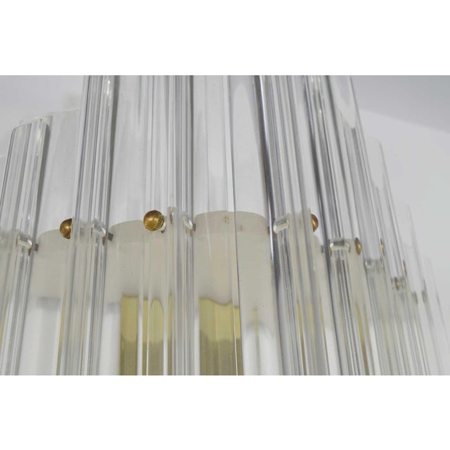 Transparent Very Large Mid-Century Lucite Sconces For Sale - Image 8 of 8