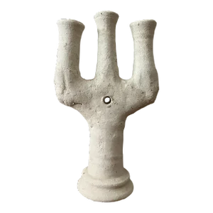 Late 20th Century Tall Moroccan Triple Candle Holder