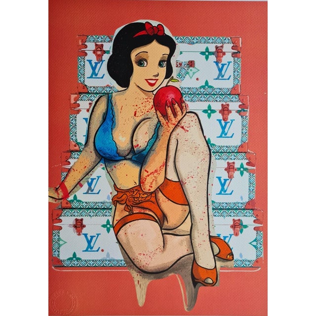 Pop Art Death Nyc - Snow White - Limited Edition With Certificate For Sale - Image 3 of 11