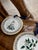 Mid-Century Modern 1970s Pair of Floral Hanging Decorative Plates For Sale - Image 3 of 6