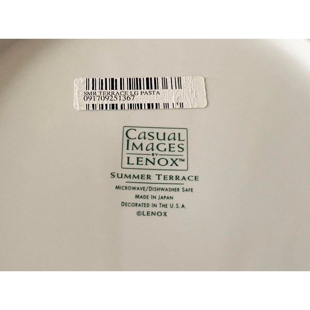 Lenox Vintage Summer Terrace 10.50 inch Serving Bowl. The bowl measures 10.5 inches in diameter and3.75 inches in height....