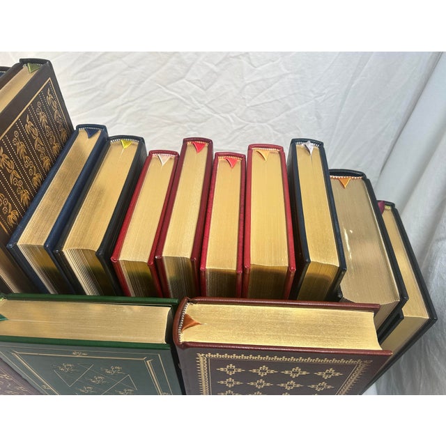 1970s Vintage Franklin Library, Pulitzer Prize Classics Collection, Leather Books - Set of 22 Books For Sale - Image 11 of 12