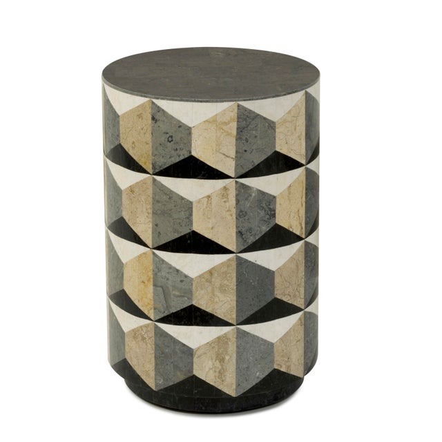 Inspired by the marvelous geometric patterns of Fornasetti, the Milano Occasional Table translates bold Italian design...