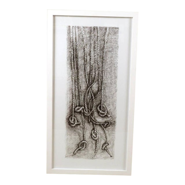 Ken Goldman, V'Lo Totooroo I, Pen and Ink Large Scale Contemporary Drawing For Sale