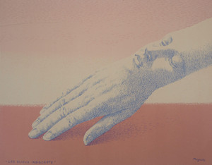René Magritte, Les Bijoux Indiscrets (indiscrete Jewels), 1963, Original Lithograph