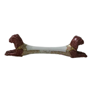 Faux Porphyry Porcelain Knife Rest
