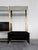 Hollywood Regency Hollywood Regency Black Lacquered Wall Unit, 1989 For Sale - Image 3 of 11
