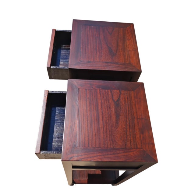 Pair of Asian Elm Accent Tables For Sale In Greensboro - Image 6 of 6