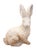 1970s Vintage Whimsical Garden Bunny Statue For Sale - Image 5 of 5