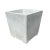 Modern Minimalist Cement Square Planter For Sale - Image 4 of 4