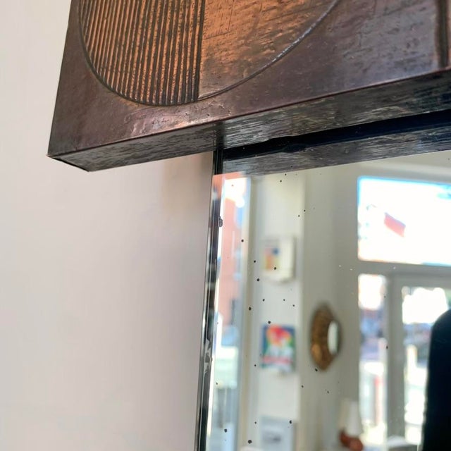 Wall Mirror by Sant'ambrogio & De Berti, Italy, 1960s For Sale - Image 10 of 14