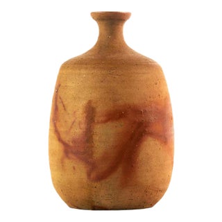 Modern Studio Vase Bizen Ware by Jun Isezaki For Sale
