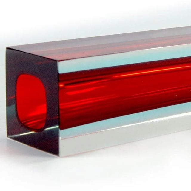 Sommerso Vase by Alessandro Mandruzzato, 1960s For Sale - Image 4 of 11