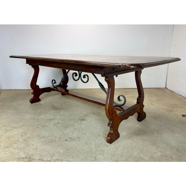 Theodore Alexander Castle Bromwich English Style Extendable Dining Table With 2 Leaves For Sale - Image 11 of 14