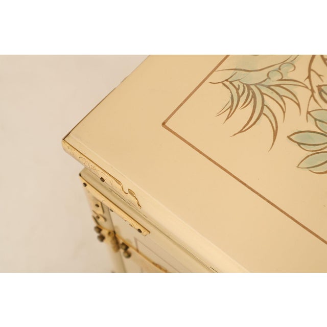 Painted Chinoiserie Style Jewelry Chest For Sale - Image 10 of 18