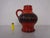 Red & Black Sawa Ceramic Vase, Germany, 1960s, in Very Good conditions. Designed 1960 to 1969 I have official proof of...