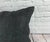 Turkish 20 x 20 Hemp Pillow Turkish Cushion Natural Grayish Black Pillow Cushion Cover For Sale - Image 3 of 4