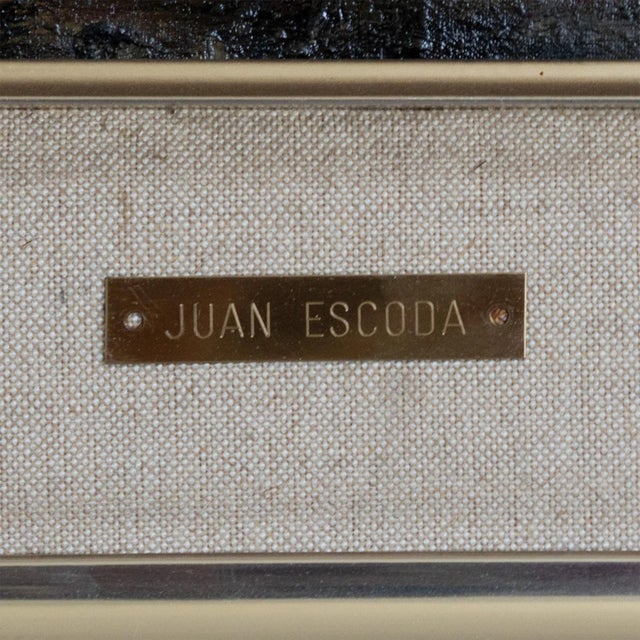 Juan Escoda Corominas, Bull Ring, 1950s, Oil on Canvas For Sale - Image 6 of 9