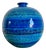 Ceramic Rimini Blue Series Vase by Aldo Londi for Flavia Montelupo, 1960s For Sale
