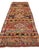Handwoven vintage embroidered kilim rug from Denizli region of Turkey. Approximately 55-65 years old. In very good condition.