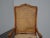 1970s Vintage French Country Cane Side Chair with Cushion For Sale - Image 5 of 13