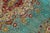 1990s Shabby Chic1990's Vintage Blue/Red Wool Rug - 8'0'' X 11'10'' For Sale - Image 5 of 10