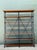 Wood Vintage French Plank Wood and Metal Industrial Bookshelf For Sale - Image 7 of 12