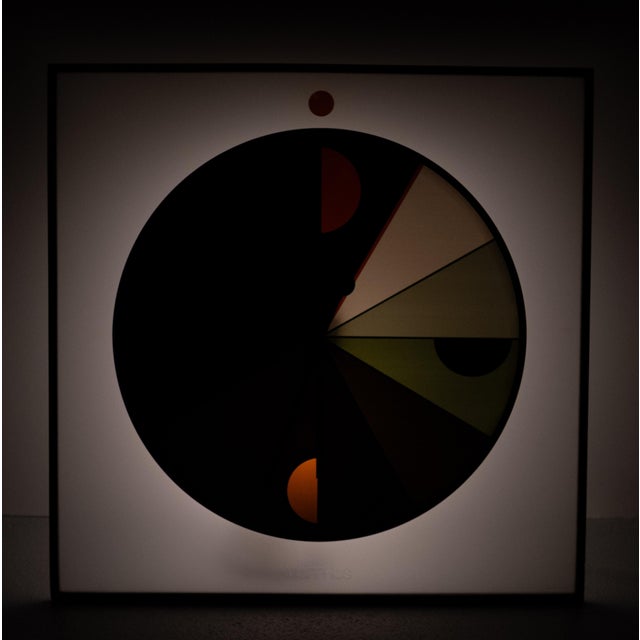 1980s Large Morphos Clock by Kurt B. Delbanco for Acerbis, 1980s For Sale - Image 5 of 11