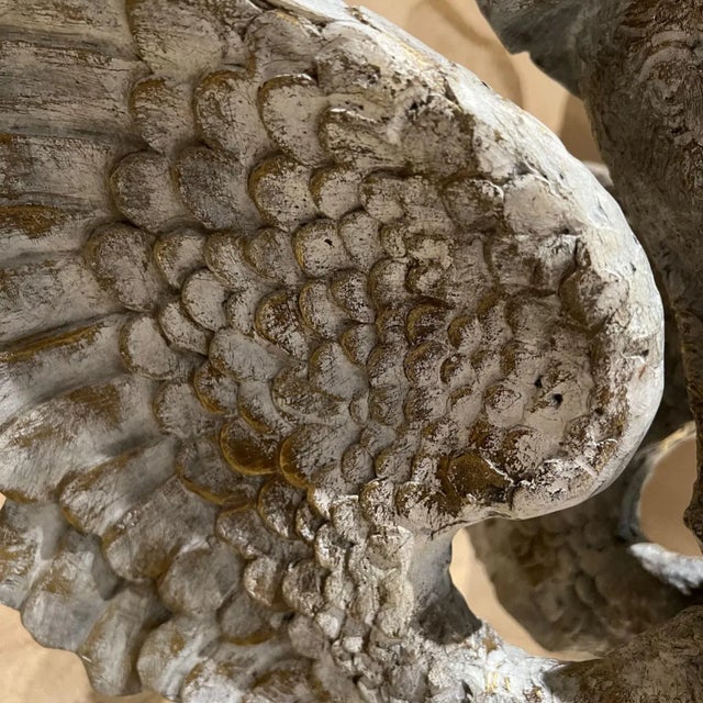 Mid-Century Modern Stunning Greek Sphinx White Sculpture Female Bronze Forged Steel For Sale - Image 3 of 13