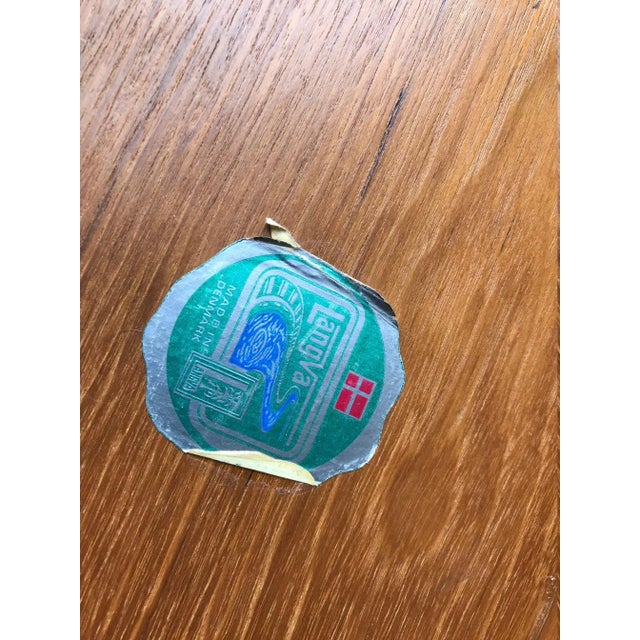 Wood Large Danish Teak Serving Tray from Langva, 1960s For Sale - Image 7 of 10