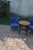 Wood Set of Blue Cocktail Chairs, 1950s For Sale - Image 7 of 11